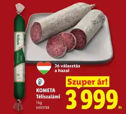 Lidl Kometa téliszalámi ajánlat
