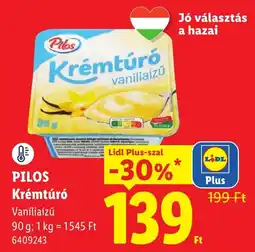 Lidl Pilos Krémtúró ajánlat