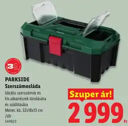Lidl Parkside szerszámosláda ajánlat