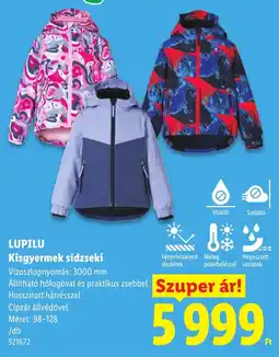 Lidl Lupilu kisgyermek sídzseki ajánlat