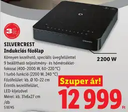 Lidl Silvercrest indukciós főzőlap ajánlat