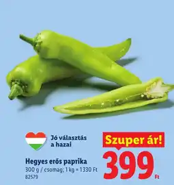 Lidl Hegyes erős paprika ajánlat
