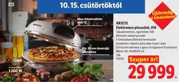 Lidl Ariete elektromos pizzasütő ajánlat