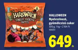 Lidl Halloween tongue painter sweets ajánlat