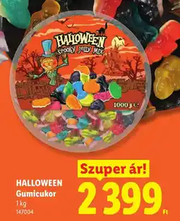 Lidl Halloween gumicukor ajánlat