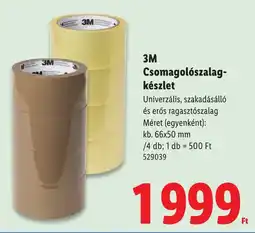 Lidl 3m csomagolószalag-készlet ajánlat