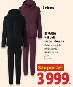 Lidl Esmara női polár szabadidőruha ajánlat