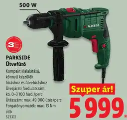 Lidl Parkside ütvefúró ajánlat