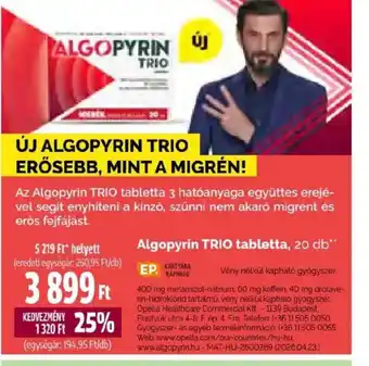 Algopyrin trio tabletta