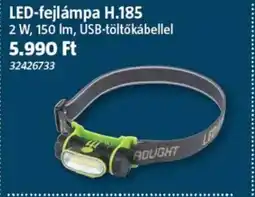 Bauhaus LED-fejlámpa H.185 ajánlat
