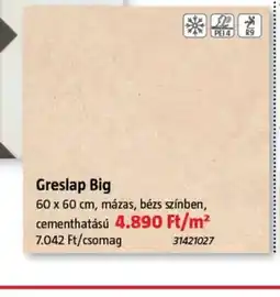 Bauhaus Greslap Big ajánlat