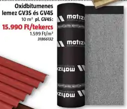 Bauhaus Oxidbitumenes lemez GV35 és GV45 ajánlat