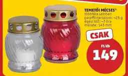 PENNY Temetői mécses ajánlat