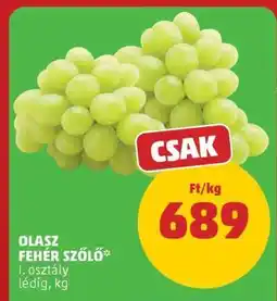 PENNY Olasz fehér szőlő ajánlat