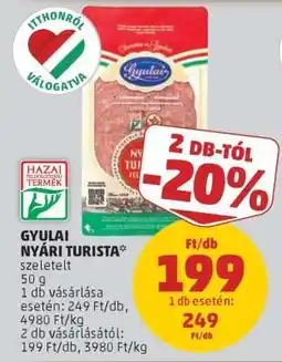 PENNY Gyulai Nyári Turista ajánlat
