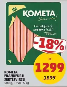 PENNY KOMÉTA Frankfurti sertésvirsli ajánlat