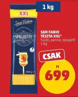 PENNY San Fabio Tészta XXL ajánlat