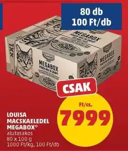 PENNY LOUISA MACSKAELEDEL MEGABOX ajánlat
