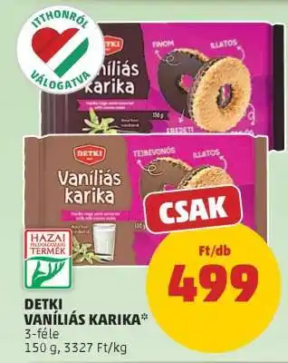 Detki Vaníliás Karika