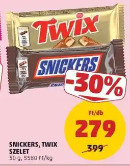 PENNY Snickers, Twix szelet ajánlat