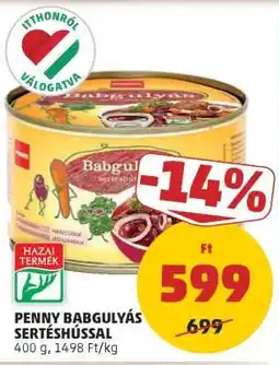 PENNY PENNY Babgulyás Sertéshússal ajánlat
