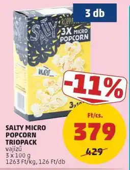 PENNY Salty Micro Popcorn Triopack ajánlat