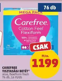 PENNY CAREFREE Tisztasági betét ajánlat