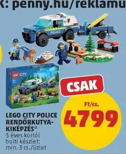 PENNY LEGO CITY POLICE RENDŐRKUTYA-KIKÉPZÉS ajánlat