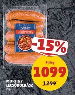 PENNY MORLINY LECSÓKOLBÁSZ ajánlat