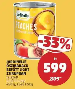 PENNY Jardinelle Őszibarack Befőtt Light Szirupban ajánlat