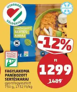 PENNY Fagylakoma Panírozott Sertéskaraj ajánlat