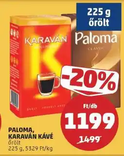 PENNY Paloma, Karaván Kávé ajánlat