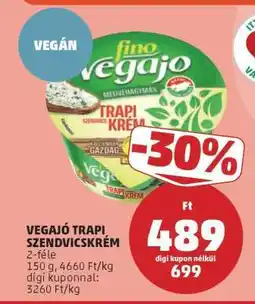 PENNY VEGAJÓ TRAPI SZENDVICSKRÉM ajánlat