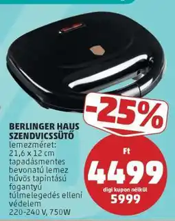 PENNY BERLINGER HAUS SZENDVICSSÜTŐ ajánlat