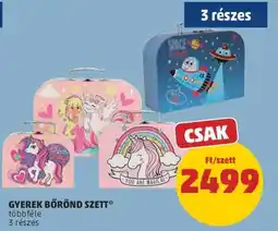 PENNY GYEREK BŐRÖND SZETT ajánlat