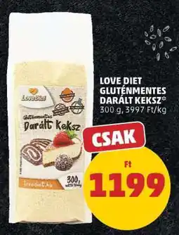 PENNY Love Diet gluténmentes darált keksz ajánlat