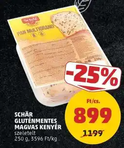 PENNY Schär Gluténmentes Magvas Kenyér ajánlat
