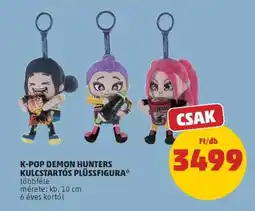 PENNY K-POP DEMON HUNTERS KULCSTARTÓS PLÜSSFIGURA ajánlat