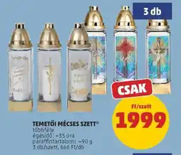 PENNY Temetői mécses szett ajánlat