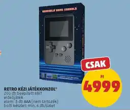 PENNY RETRO KÉZI JÁTÉKKONZOL ajánlat