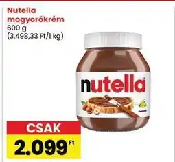 Interspar Nutella mogyorókrém ajánlat