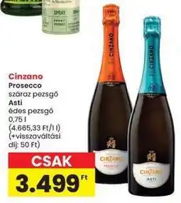 Interspar Cinzano ajánlat