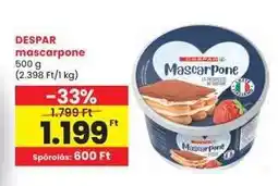 Interspar DESPAR mascarpone ajánlat