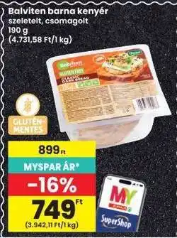 Interspar Balviten barna kenyér ajánlat