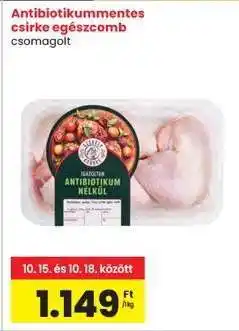 Interspar Antibiotikummentes csirke egészcomb ajánlat
