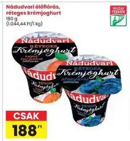 Interspar Nádudvari élőflórás, réteges krémjoghurt ajánlat