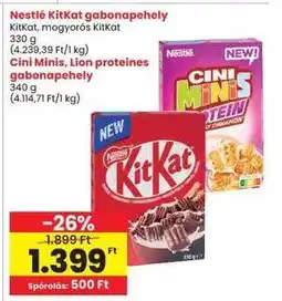 Interspar NESTLÉ KitKat Gabonapehely ajánlat