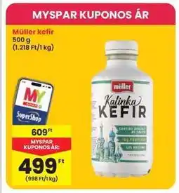Interspar Müller kefír ajánlat