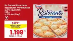 Interspar Dr. Oetker Ristorante négysajtos mirelit pizza gyorsfagyasztott ajánlat