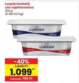 Interspar Lurpak kenhető, sós vajalternatíva ajánlat